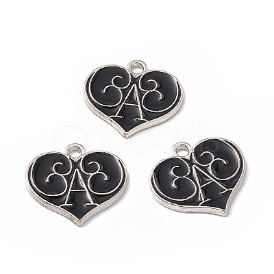 Alloy Enamel Pendants ENAM-H039-03P-1