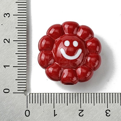 Dopamine Style Opaque Acrylic Beads SACR-Z002-01G-1