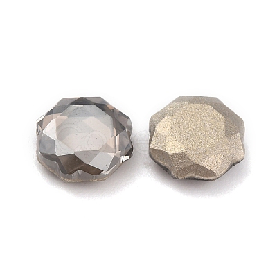 K9 Faceted Glass Rhinestone Cabochons GLAA-H106-F01-M-1