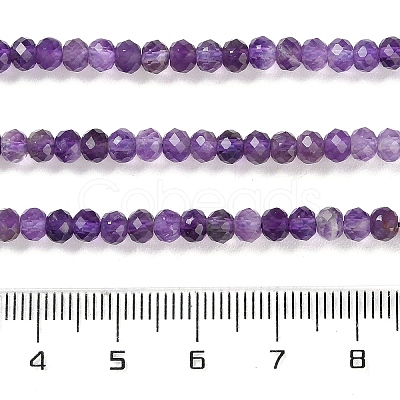 Natural Amethyst Beads Strands G-N342-24-1