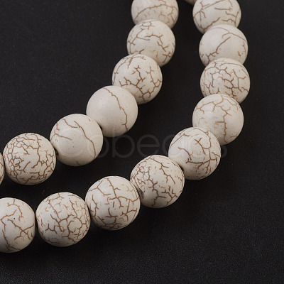 Synthetic Magnesite Beads Strands TURQ-S192-12mm-1-1