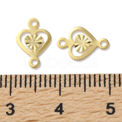 Brass Filigree Connector Charms KK-F880-02G-01-1