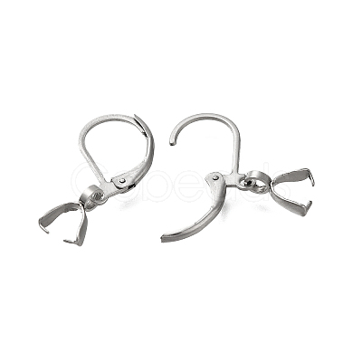 304 Stainless Steel Leverback Earring Findings STAS-P370-03P-1