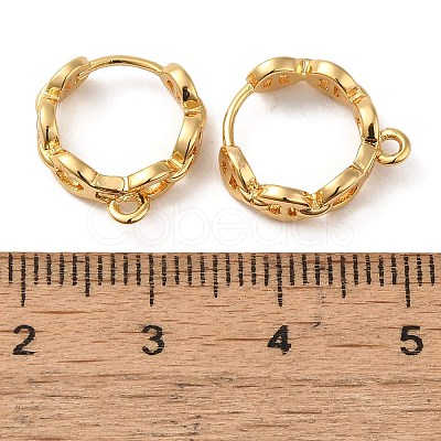 Brass Earring Findings KK-O100-02D-G-1