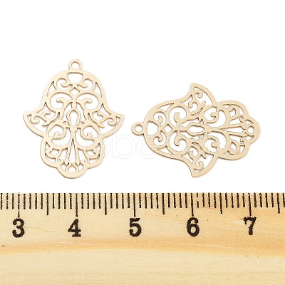 Long-Lasting Plated Brass Pendants KK-K336-52KCG-1