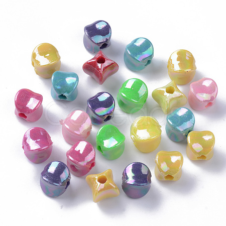 Opaque Acrylic Beads MACR-Q239-004A-1