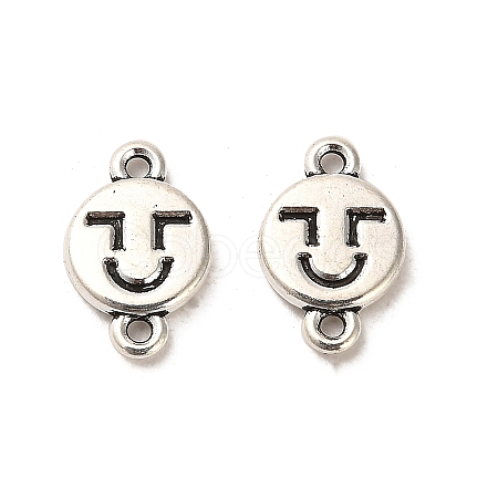 Tibetan Style Alloy Connector Charms FIND-C043-028AS-1