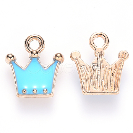 Alloy Enamel Charms X-ENAM-S121-046B-1