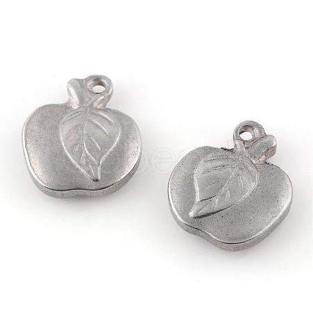 201 Stainless Steel Charms STAS-Q195-31-1