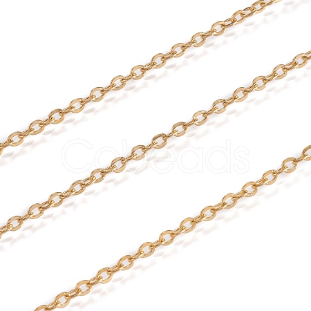 Ion Plating(IP) 304 Stainless Steel Cable Chains CHS-H017-01G-20M-1