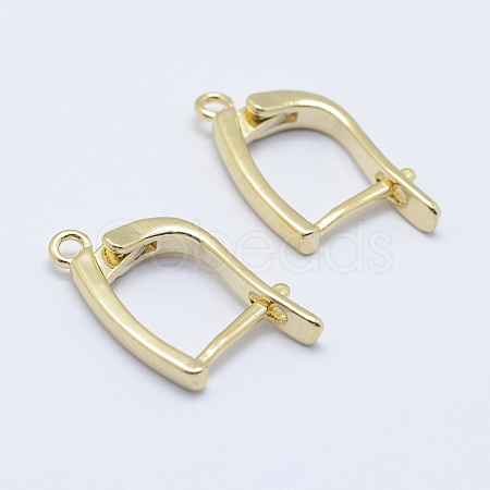 Brass Hoop Earrings X-KK-F728-06G-B-NF-1