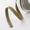 Grosgrain Polyester Ribbons for Gift Packings, Olive, 3/8 inch(9mm), about 100yards/roll(91.44m/roll)