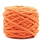 Cotton Yarn, for Sweater Hat Socks Baby Blankets, Orange, 7mm