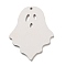 Halloween Wood Hanging Sign, for Home Halloween Party Decorations, Ghost, 80x65x4.5mm, Hole: 3mm