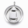 316 Surgical Stainless Steel Diffuser Locket Pendants STAS-H418-48P-1