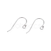 Anti-Tarnish Rhodium Plated 925 Sterling Silver Earring Hooks STER-N016-29P-2