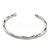 Non-Tarnish 304 Stainless Steel Cuff Bangles BJEW-H323-01P-1