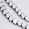 Non-magnetic Synthetic Hematite Beads Strands X-G-Q883-6x6mm-6-3