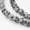 Natural Dalmatian Jasper Bead Strands G-G735-68F-4mm-3