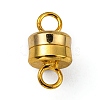 Column Brass Magnetic Clasps with Loops X-KK-M064-G-NR-2
