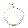 Cubic Zirconia Classic Tennis Bracelet for Women BJEW-F417-02G-RS-1