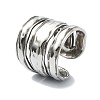 304 Stainless Steel Cuff Rings for Women RJEW-M019-04P-1