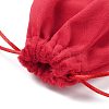 Velvet Jewelry Drawstring Storage Pouches ABAG-P013-02D-4