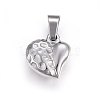 Non-Tarnish 304 Stainless Steel Pendants STAS-P209-53P-2