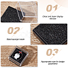 Plastic Badge Storage Box CON-WH0086-121C-4