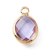 Faceted Glass Pendants KK-WH0046-59G-06-1