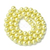Eco-Friendly Dyed Glass Pearl Round Beads X-HY-A002-8mm-M-3