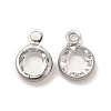 304 Stainless Steel with Glass Charms STAS-G305-11P-04-1