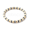 Handmade Polymer Clay Heishi Beads Stretch Bracelets Set BJEW-JB07396-9