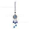 Glass Evil Eye Hanging Ornament WG15677-01-1