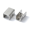 Non-Tarnish Rectangle 201 Stainless Steel Clasp STAS-C097-44B-P-2