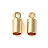 Rack Plating Brass Cord Ends KK-TAC0015-02KCG-1