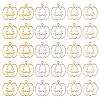 CHGCRAFT 30Pcs 3 Colors Autumn Plating Alloy Open Back Bezel Pendants FIND-CA0007-79-1