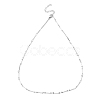 304 Stainless Steel Bar Link Chain Necklaces NJEW-K249-15P-1