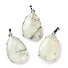 Natural Prehnite Pendants G-U002-01P-H-1