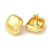 Rack Plating Brass Square Stud Earrings EJEW-Q766-11G-2