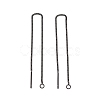 304 Stainless Steel Stud Earring Finding X-STAS-E161-07EB-2