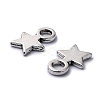 Tibetan Style Alloy Stamping Blank Tag Charms Pendants X-TIBEP-A123046-AS-LF-3