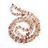 Natural Rutilated Quartz Chips Beads Strands G-D0002-A12-2