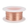 Round Copper Jewelry Wire CWIR-I002-0.6mm-RG-NR-1