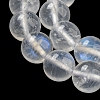 Natural Rainbow Moonstone Round Bead Strands G-M263-D-02A-4