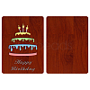 MDF Greeting Card & Paper Envelope with Bowknot AJEW-WH0203-006-3