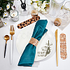 Gorgecraft 6 Pcs 3 Colors PU Leather Napkin Rings AJEW-GF0002-76-6