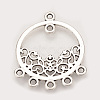 Tibetan Style Alloy Chandelier Components TIBEP-S312-18AS-NR-2