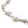 Alloy Thorns Link Chain Necklace NJEW-C027-01P-2