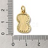Brass Micro Pave Cubic Zirconia Pendants KK-K354-02G-I-3